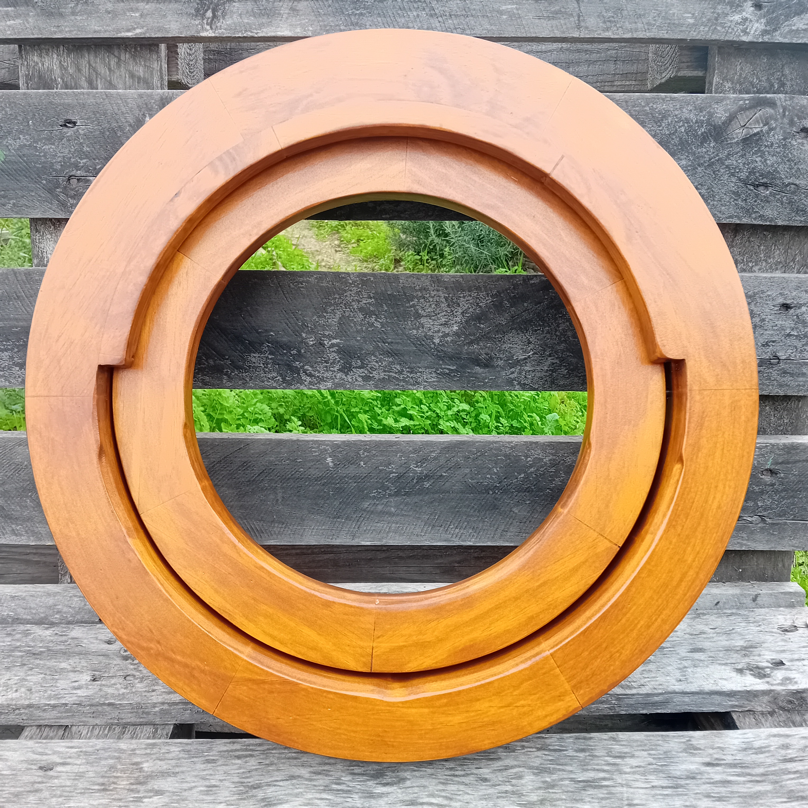 Bespoke Round Wooden Window Round Exterior Window