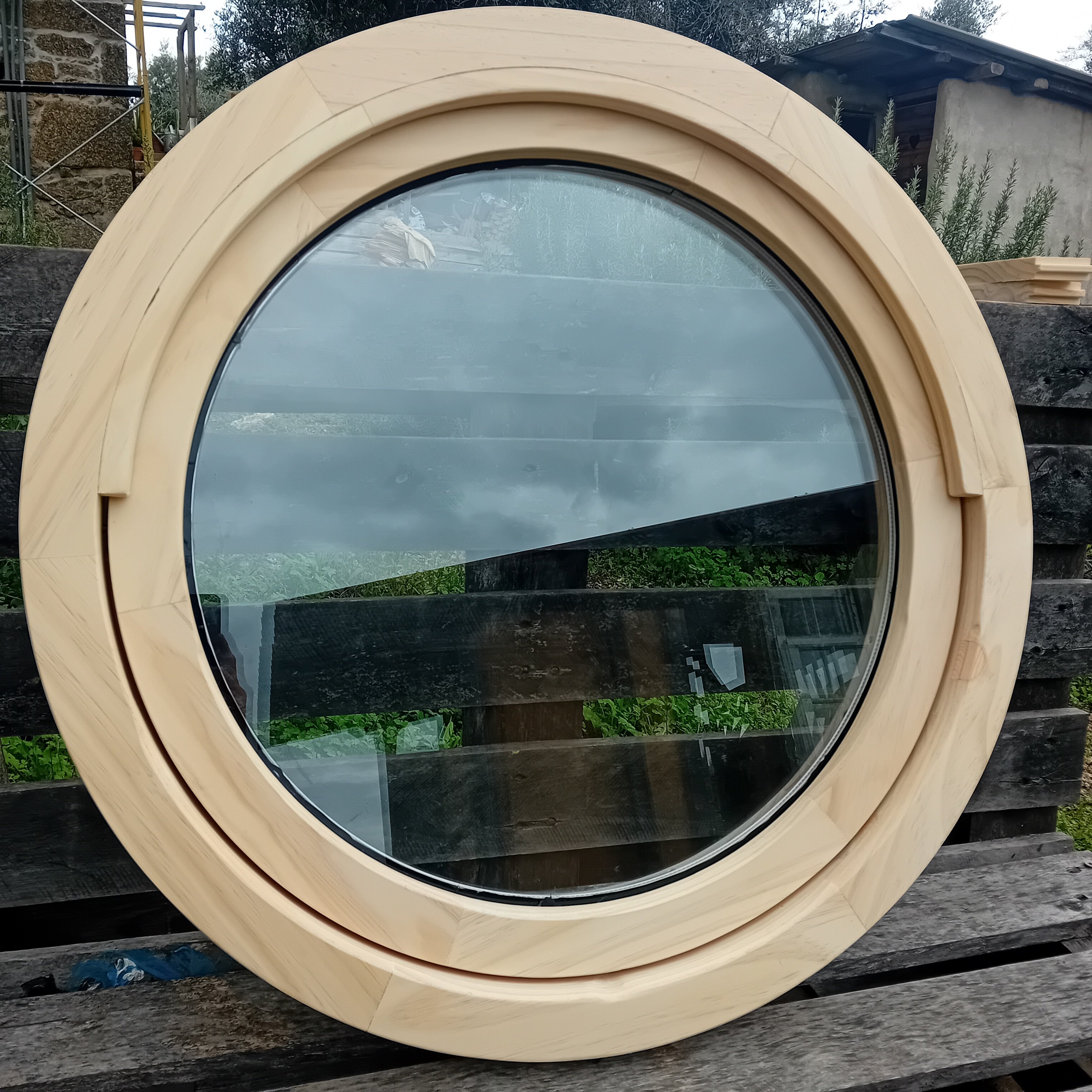 Bespoke Round Wooden Window how to make a round window
